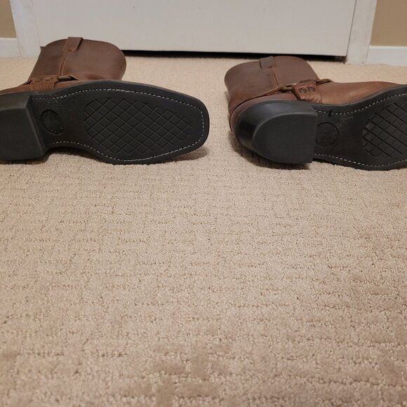 Frye Harness Boot - Gold - Women's Size 9 - Picture 12 of 16